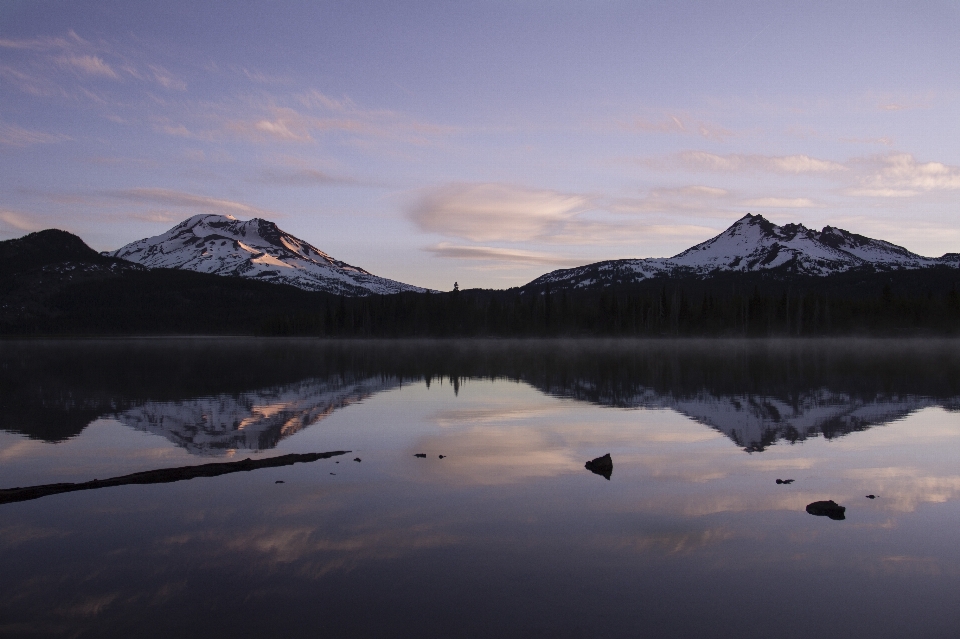 Reflection body of water sky nature