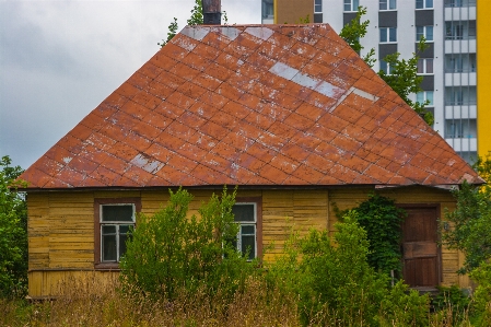 Bild dach haus eigentum Foto