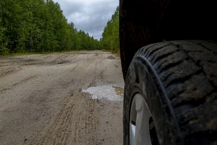 Travel bad road transport tire Photo