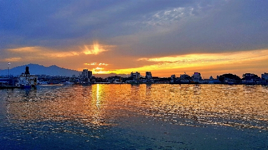 Korea sokcho dongmyunghang sunset Photo