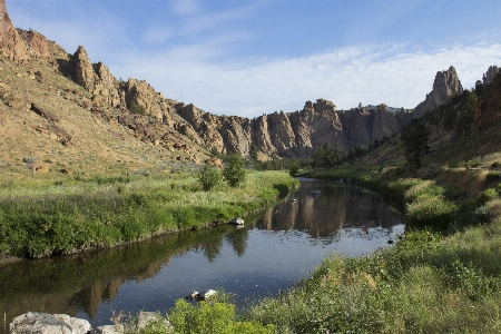 Natural landscape body of water nature mountainous landforms Photo