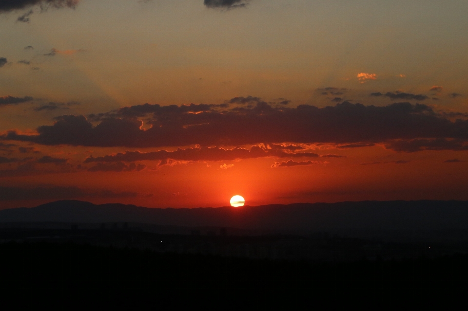 Tramonto sera arrossamento
 natura