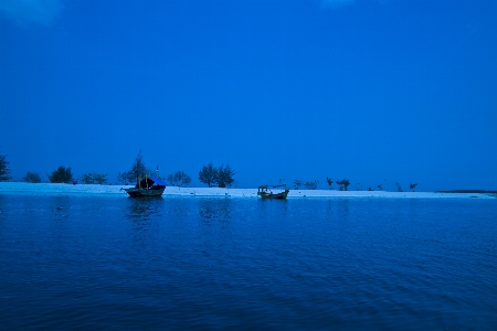 Beach blue cool quiet Photo