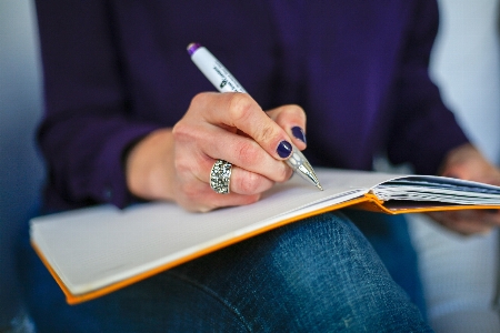 Foto Accessorio per strumento di scrittura
 mano dito scrivere