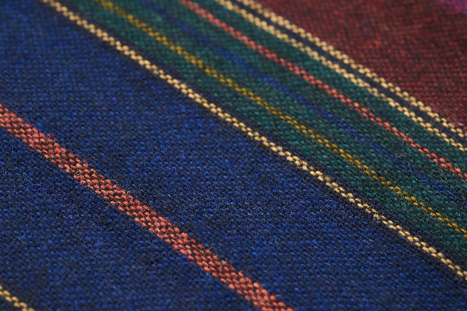 De lã
 xadrez
 azul tartan
