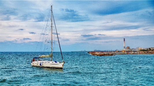 Boat sail bay port Photo