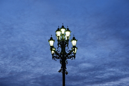 Lantern evening sky light Photo