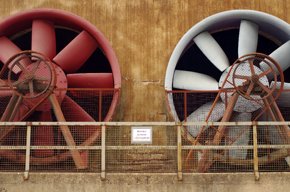 Rotor
 tehlike endüstriyel tesis
 hava girişi
