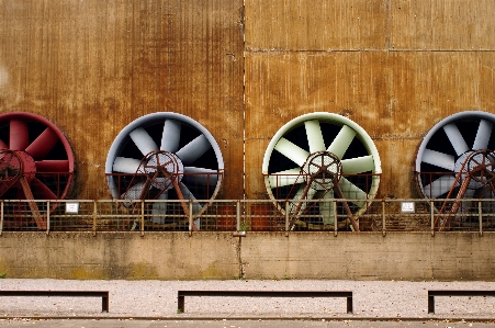 Foto Rotor
 perigo planta industrial
 entrada de ar
