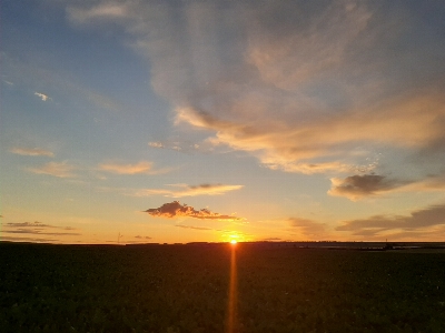 Sky horizon cloud sunset Photo