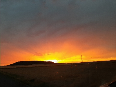 Sky horizon afterglow sunset Photo