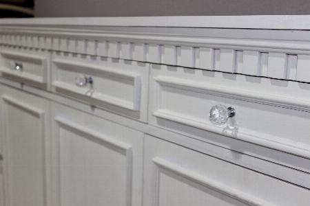 White close up sideboard furniture Photo