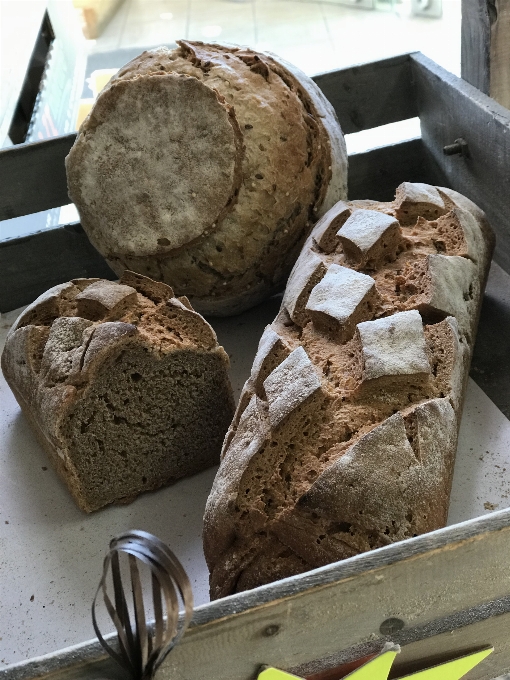 Handmade bread sourdough food