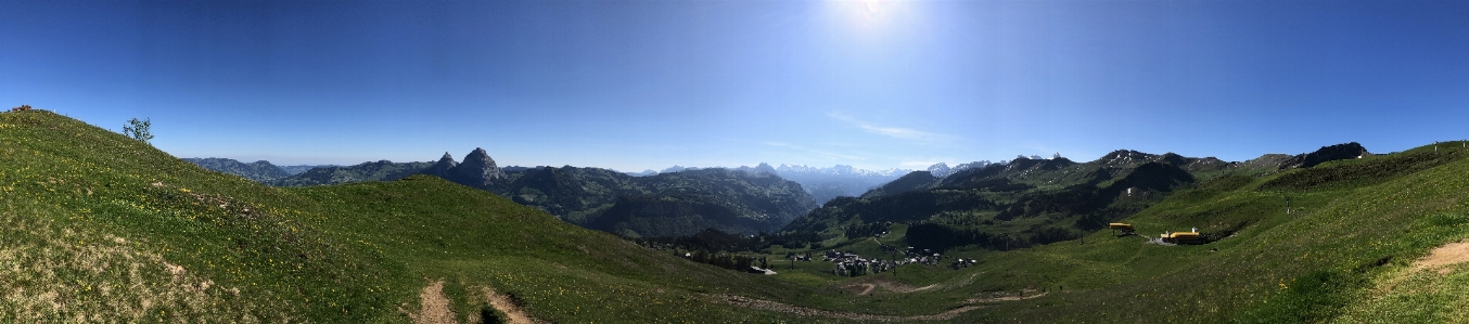 自然的 山地地貌 高地 山 照片