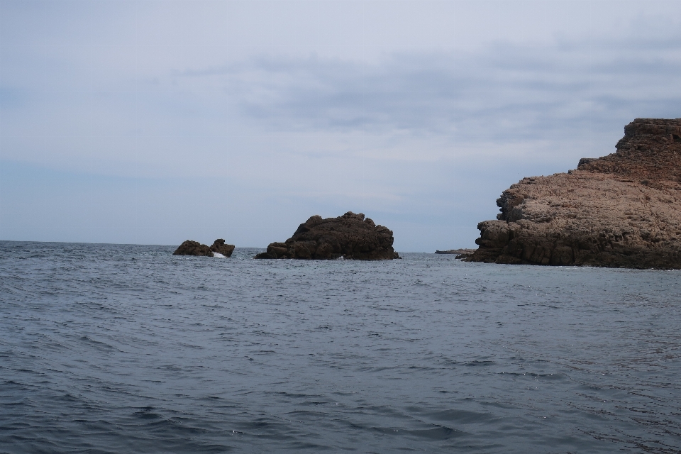 Land sea landscape coast