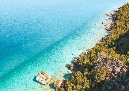 Coast blue sea sky Photo