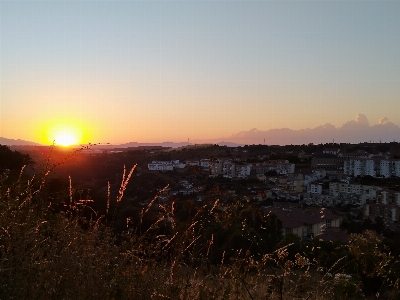 Sunset sky horizon sunrise Photo