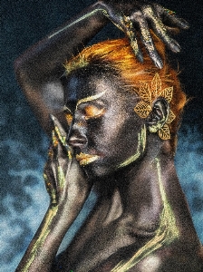 Photo Africain humain art portrait