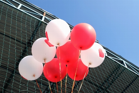 Balloon red white blue Photo