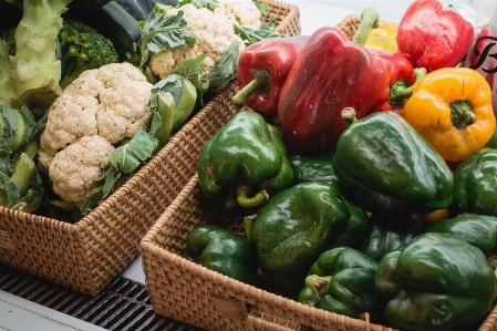 Natural foods whole food bell pepper local Photo