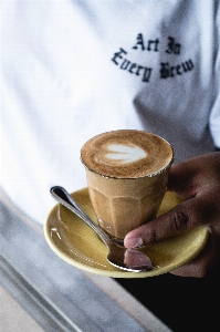 Schneiden
 expressino
 kaffee mit milch
 eingegrenzt
 Foto