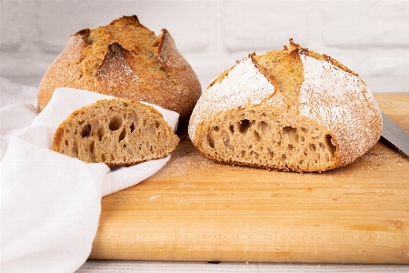 Food bread potato sourdough Photo