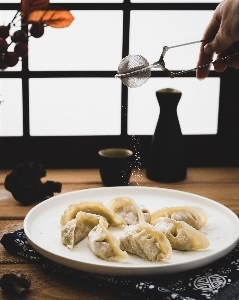 Gericht essen jiaozi
 knödel Foto