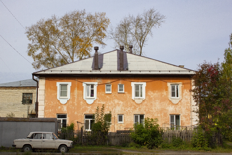 Building car street old