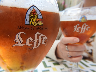 Beer sun terrace leffe Photo