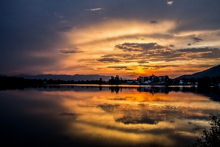 Reflection lake direction bulgaria Photo