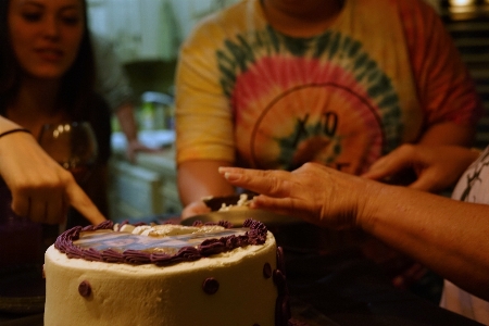 Cake birthday tie dye celebration Photo