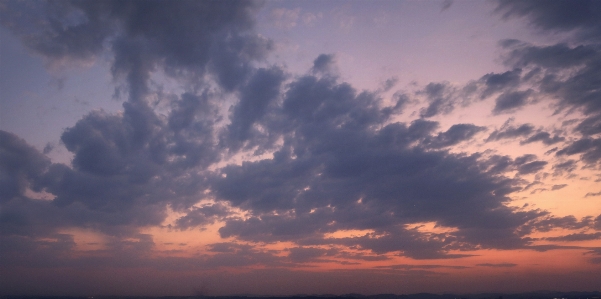 Evening clouds sky dusk Photo