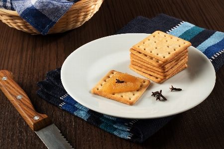 Food cracker graham biscuit Photo