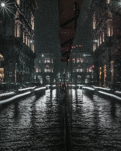 Gece su kentsel alan
 metropol alanı
 Fotoğraf