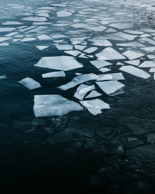 вода лед морской лед
 отражение