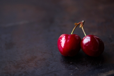 Red cherry fruit natural foods Photo