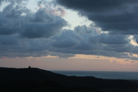 Land sea clouds cloudy sky Photo