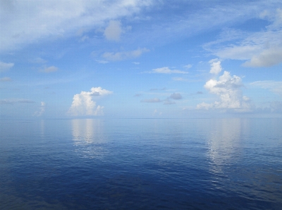 Foto Céu azul horizonte água