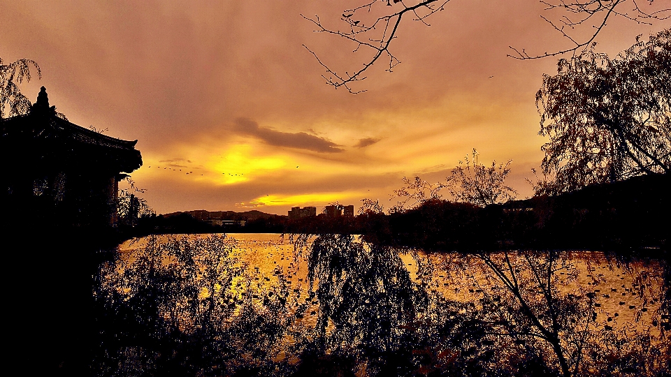 Sonnenuntergang suwon
 korea himmel