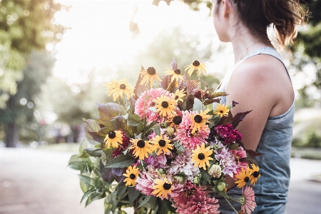 Flower bouquet arranging floristry Photo