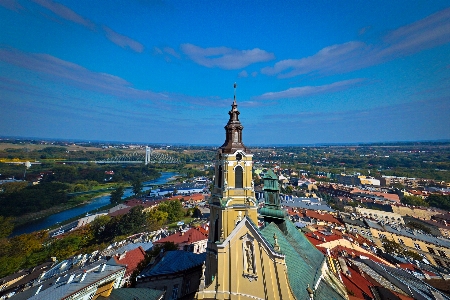 Cathedral hill view panorama Photo