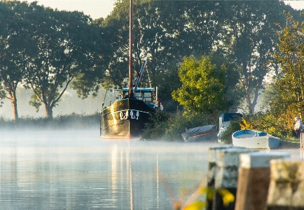 Mist autumn water atmospheric phenomenon Photo