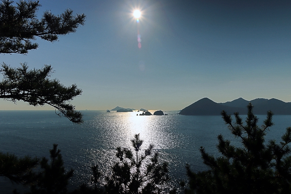 Geoje island of korea sky nature light