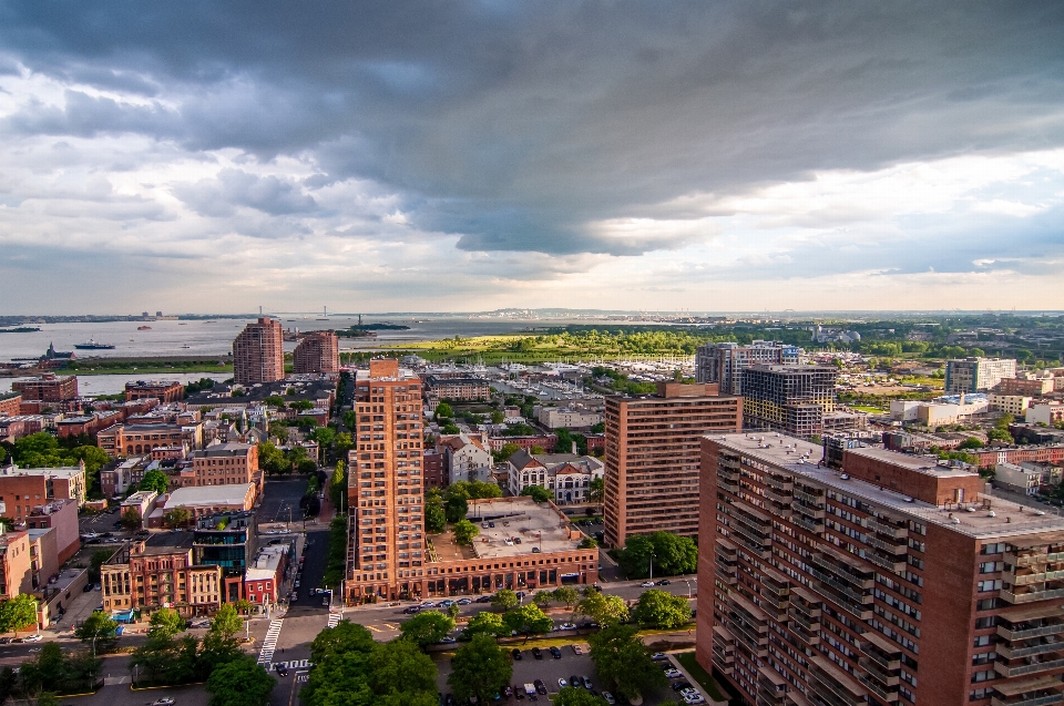 Metropolitan area urban city sky