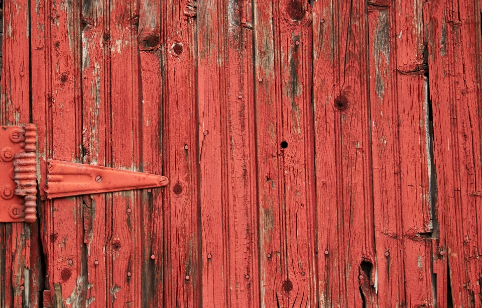 Rojo madera tablón línea