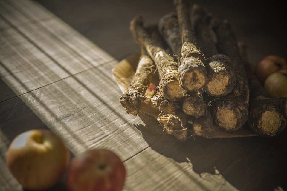 Horseradish apple fruit vegetable