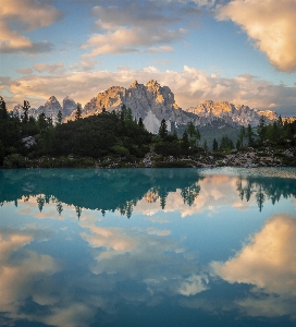 Sky reflection nature natural landscape Photo