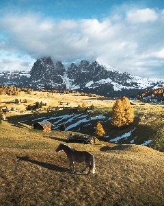 Sky mountain mountainous landforms nature Photo