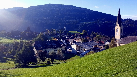 Foto Suiza estación de la colina
 cielo ciudad