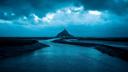 Rain summer night sky Photo